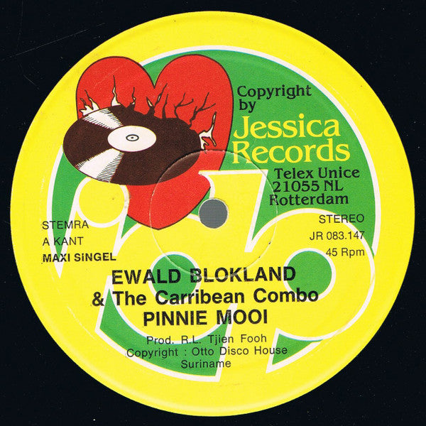 Ewald Blokland & The Carribean Combo* : Pinnie Mooi (12")