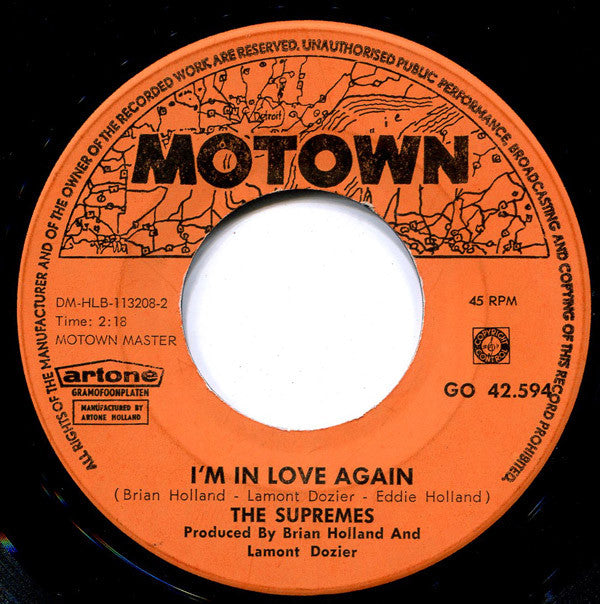 The Supremes : Stop! In The Name Of Love / I'm In Love Again (7", Single)