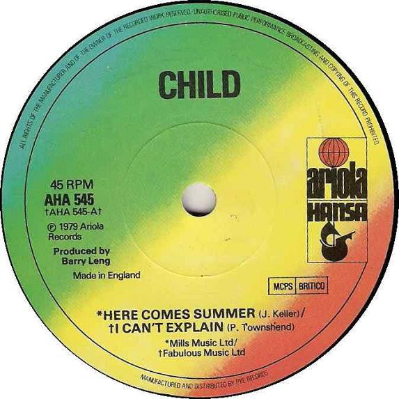 Child (2) : Here Comes Summer (7", Single)