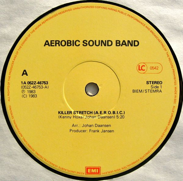 Aerobic Sound Band : Killer Stretch (A.E.R.O.B.I.C.) (12", Single)