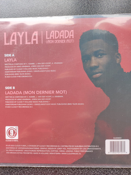 Claude (60) : Layla / Ladada (Mon Dernier Mot) (7", Single, Gol)