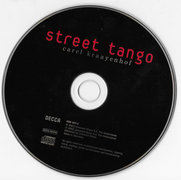 Carel Kraayenhof, Sexteto Canyengue, Ed Spanjaard | Matangi Chamber Music Orchestra : Street Tango (CD, Album + DVD-V)