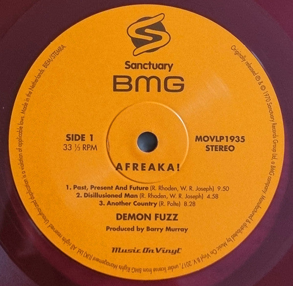 Demon Fuzz : Afreaka! (LP, Album, Ltd, Num, RE, Tra)