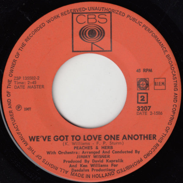 Peaches & Herb : Two Little Kids (7", Single)