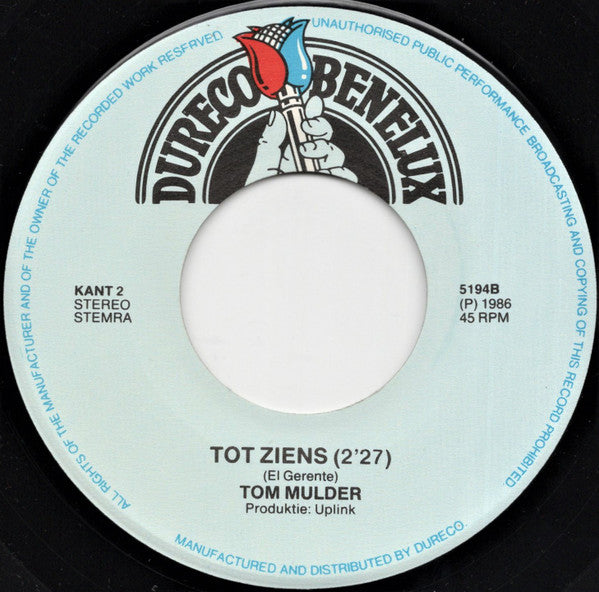 Tom Mulder : De Schone Slaapster (7", Single)