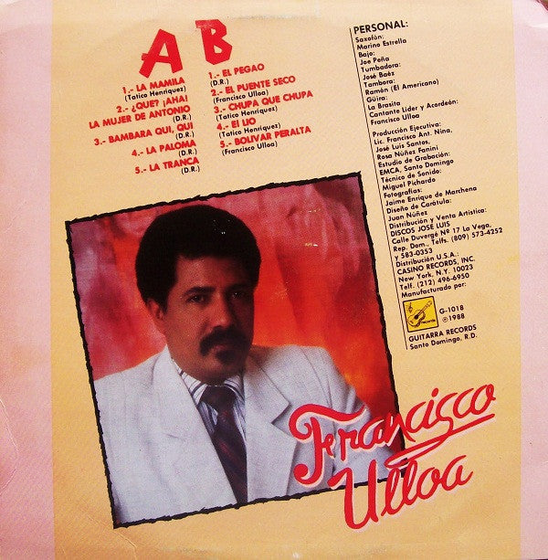 Francisco Ulloa : Que? Aha! La Mujer De Antonio (LP)