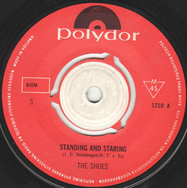 The Shoes : Standing And Staring / Ask My Mother (7", Single, Mono)