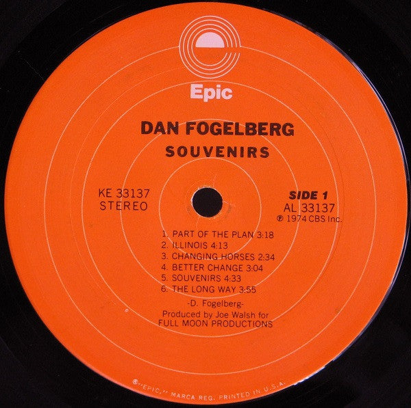 Dan Fogelberg : Souvenirs (LP, Album, San)