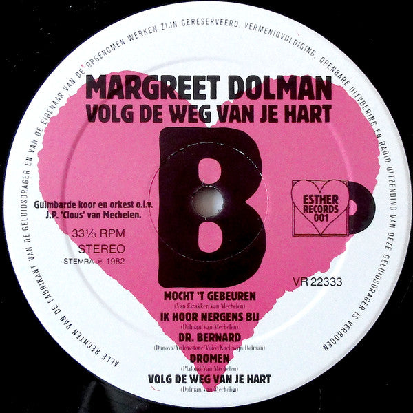 Margreet Dolman : Volg De Weg Van Je Hart (LP, Album)