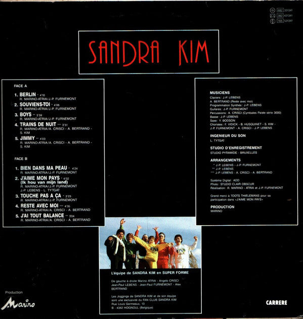 Sandra Kim : Bien Dans Ma Peau (LP)