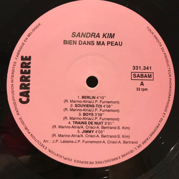 Sandra Kim : Bien Dans Ma Peau (LP)