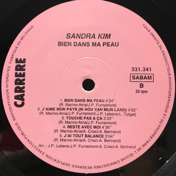 Sandra Kim : Bien Dans Ma Peau (LP)