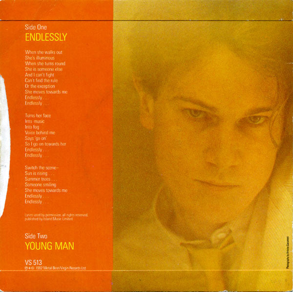 John Foxx : Endlessly (7", Single)