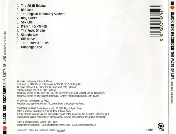 Black Box Recorder : The Facts Of Life (CD, Album)