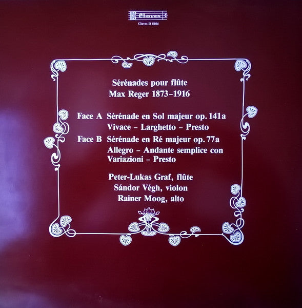 Max Reger : Flötenserenaden (LP, Album)