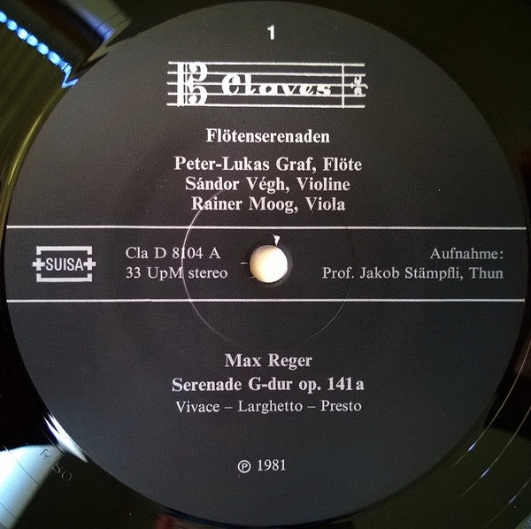 Max Reger : Flötenserenaden (LP, Album)