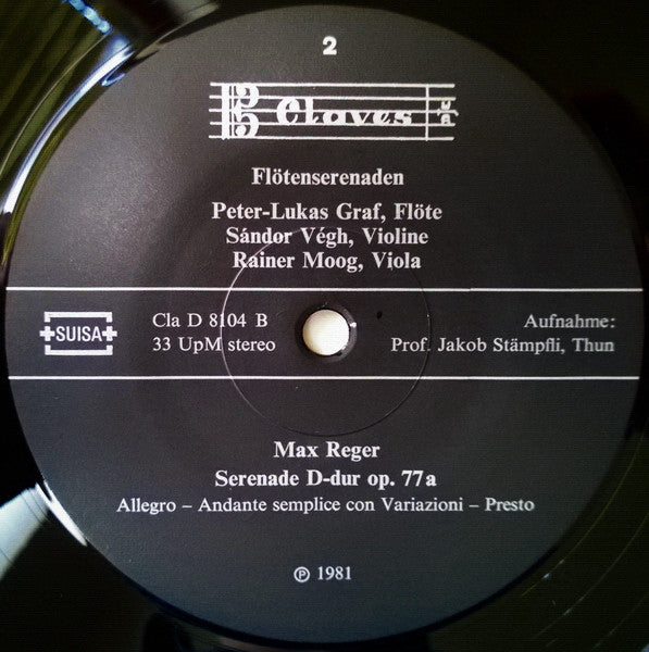 Max Reger : Flötenserenaden (LP, Album)