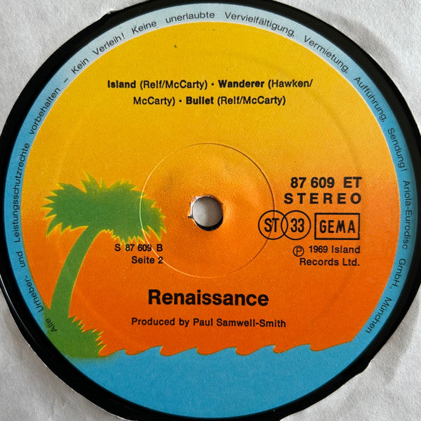 Renaissance (4) : Renaissance (LP, Album, RE, Ora)