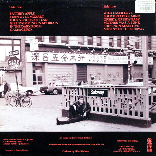 Mike Rimbaud : Mutiny In The Subway (LP, Album)