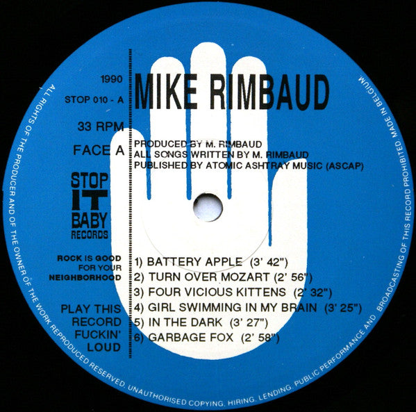 Mike Rimbaud : Mutiny In The Subway (LP, Album)