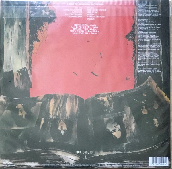 Blitzkrieg (5) : A Time Of Changes (LP, Album, Ltd, Num, RE, Red)