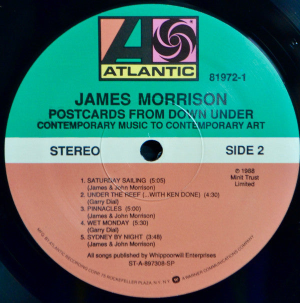 James Morrison : Postcards From Down Under (LP, Album)