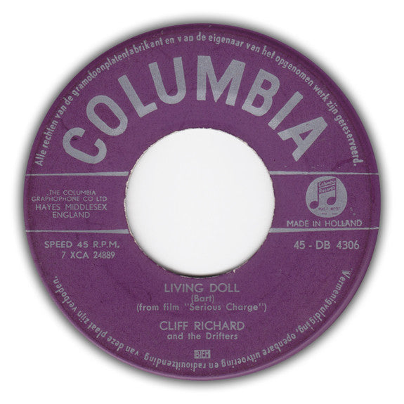 Cliff Richard & The Drifters : Living Doll (7", Single)