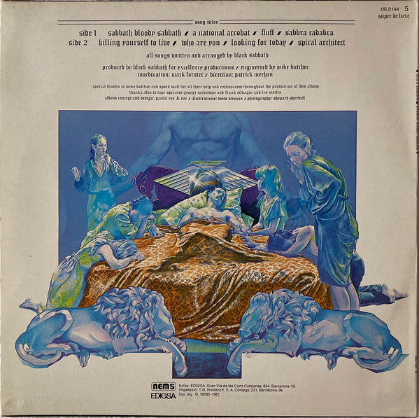 Black Sabbath : Sabbath Bloody Sabbath (LP, Album, RE)