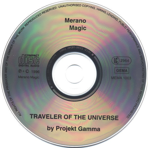 Projekt Gamma : The Traveler Of The Universe (CD, Album)