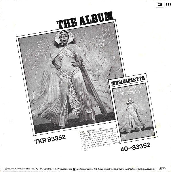 Betty Wright : Listen To The Music (Dance) (7", Single)