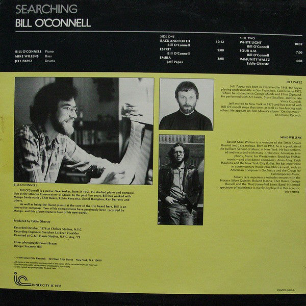 Bill O'Connell : Searching (LP, Album)