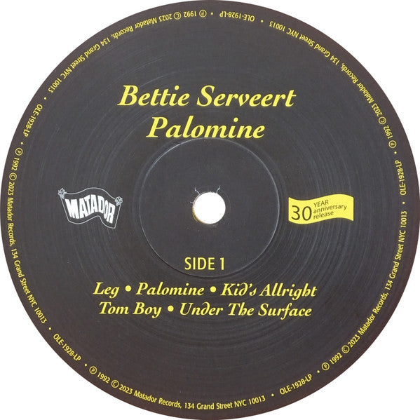 Bettie Serveert : Palomine (LP, Album, RE, Ora + 7", Ora)