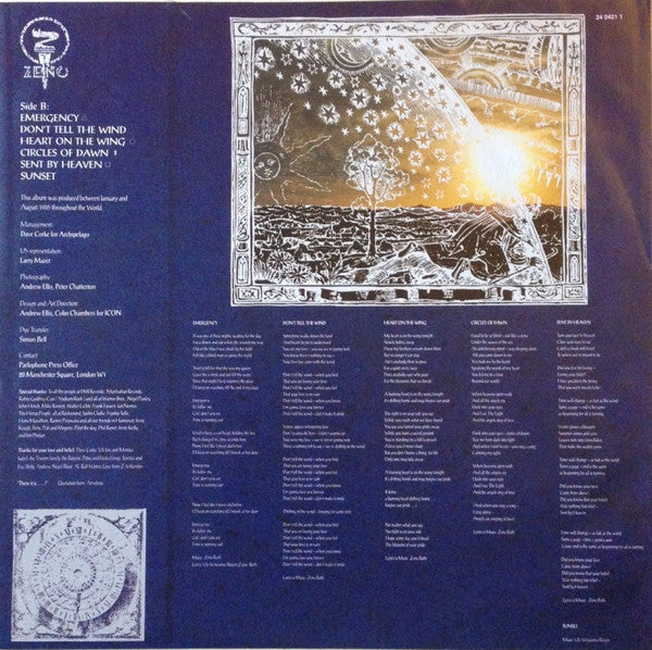 Zeno (5) : Zeno (LP, Album)