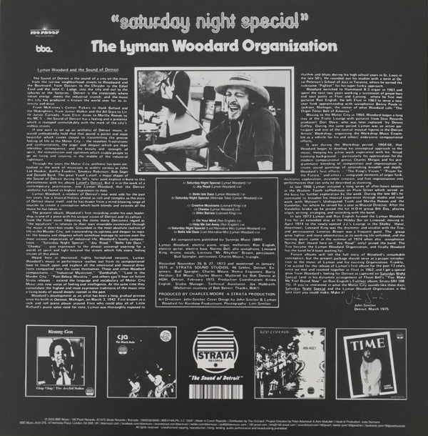 The Lyman Woodard Organization : Saturday Night Special (2xLP, Album, RE)