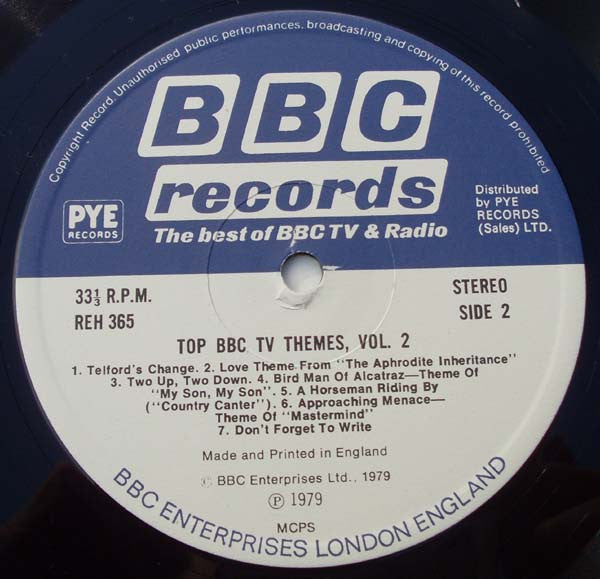 Various : Top BBC TV Themes Vol. 2 (LP, Comp)