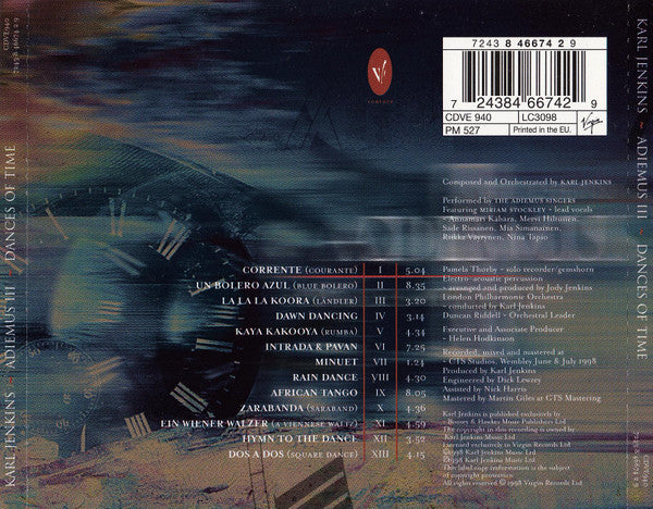 Karl Jenkins / Adiemus : Dances Of Time (CD, Album)