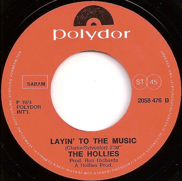 The Hollies : Son Of A Rotten Gambler (7", Single)