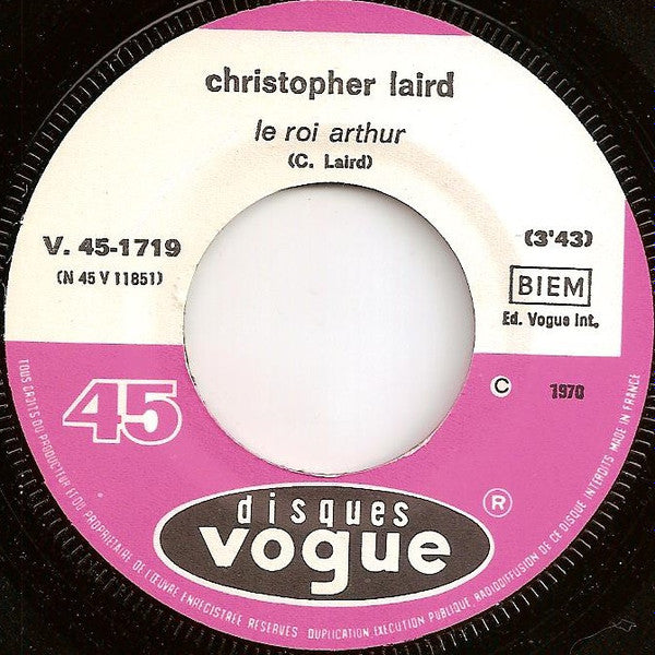Christopher Laird : Tes Chaussettes Sont À L'envers / Le Roi Arthur (7", Single)