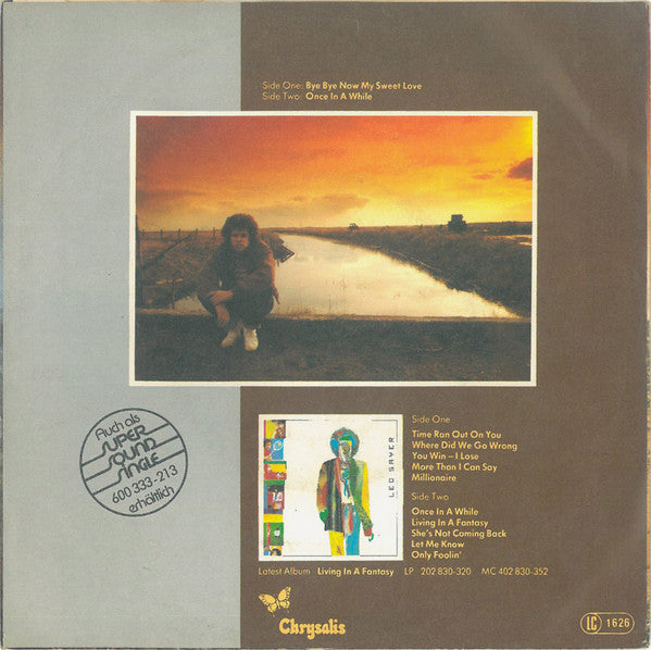 Leo Sayer : Bye Bye Now My Sweet Love (7")