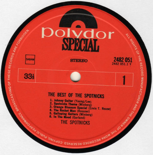 The Spotnicks : The Best Of The Spotnicks (LP, Comp)