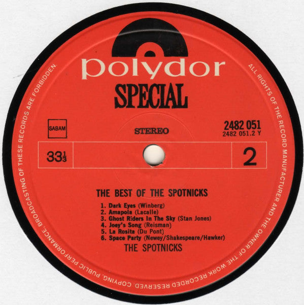 The Spotnicks : The Best Of The Spotnicks (LP, Comp)