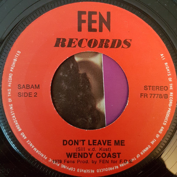 Wendy Coast : Forget That Goodbye (7")