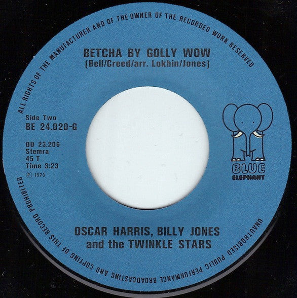 Oscar Harris, Billy Jones (3) & The Twinkle Stars : I'll Try My Hand / Betcha By Golly Wow (7", Single)