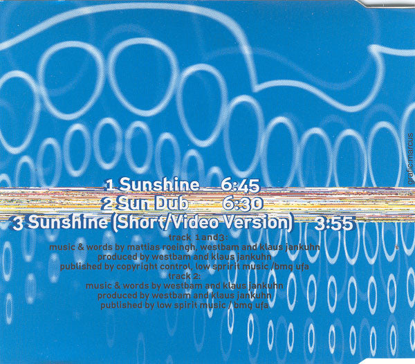 Dr. Motte & WestBam : Sunshine (CD, Maxi)