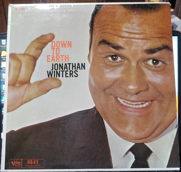 Jonathan Winters : Down To Earth (LP, Album, Mono)