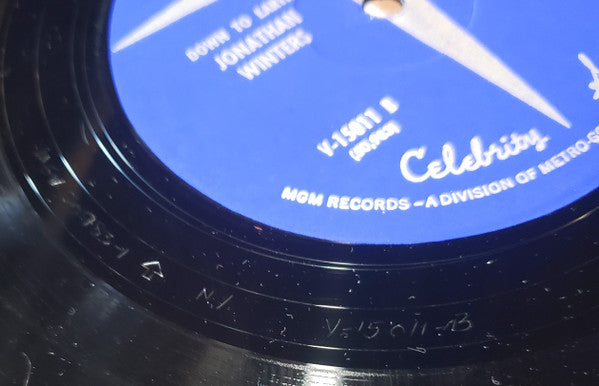 Jonathan Winters : Down To Earth (LP, Album, Mono)