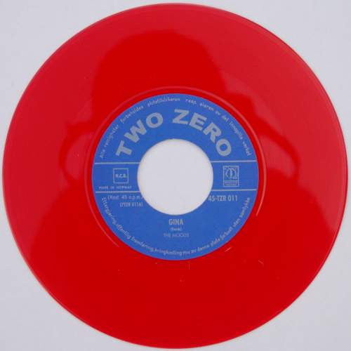 The Moods (2) : Gina / Baby Don't Yo Do It (7", Red)