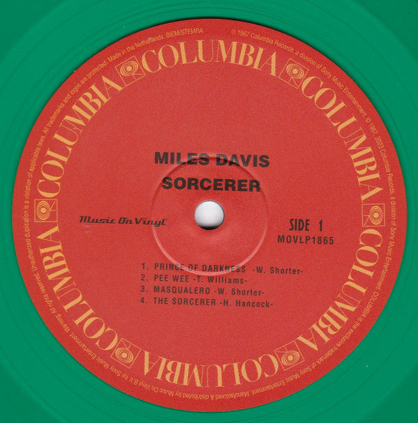 Miles Davis : Sorcerer (LP, Album, Ltd, Num, RE, Gre)