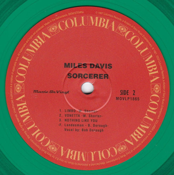 Miles Davis : Sorcerer (LP, Album, Ltd, Num, RE, Gre)