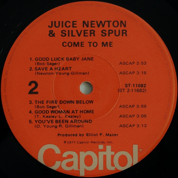 Juice Newton & Silver Spur : Come To Me (LP, Album)